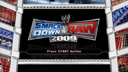 WWE SmackDown vs. Raw 2009 Title Screen